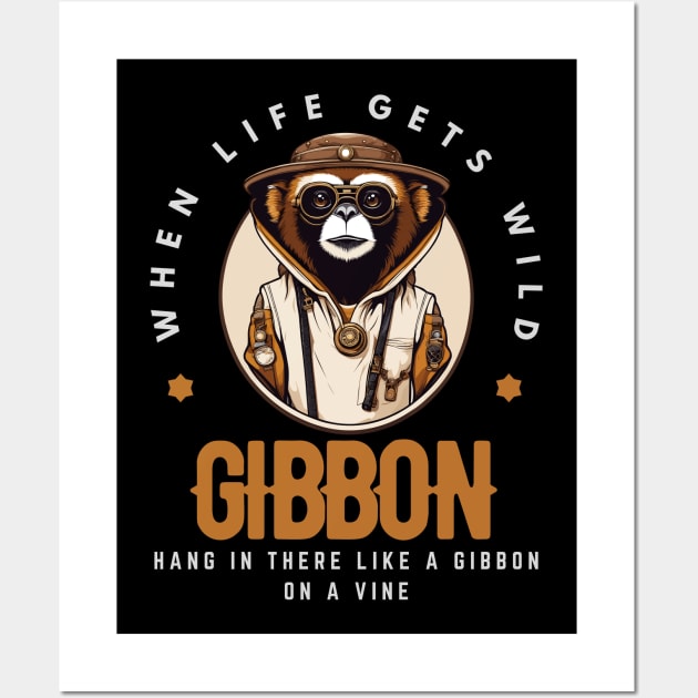 Gibbon Wall Art by Pearsville